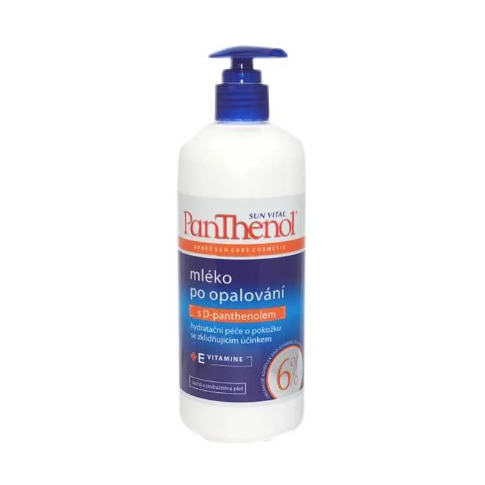 PANTHENOL TEL.ML.6% 400ML VIT.E+D-PANTH.PO OPAL. 1×400 ml, upokojujúce mlieko