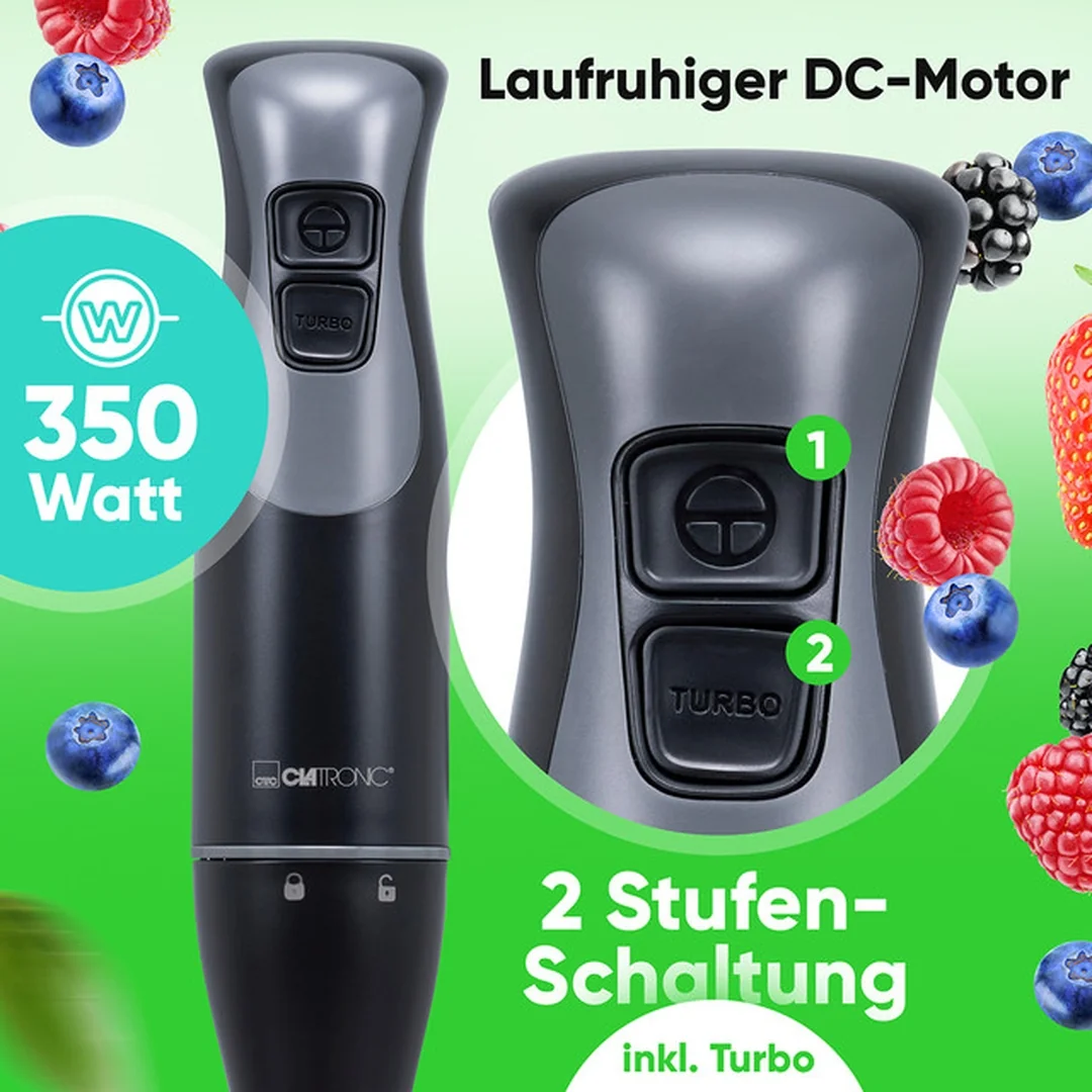 Clatronic SM 3824 tyčový mixér čierny 350 W