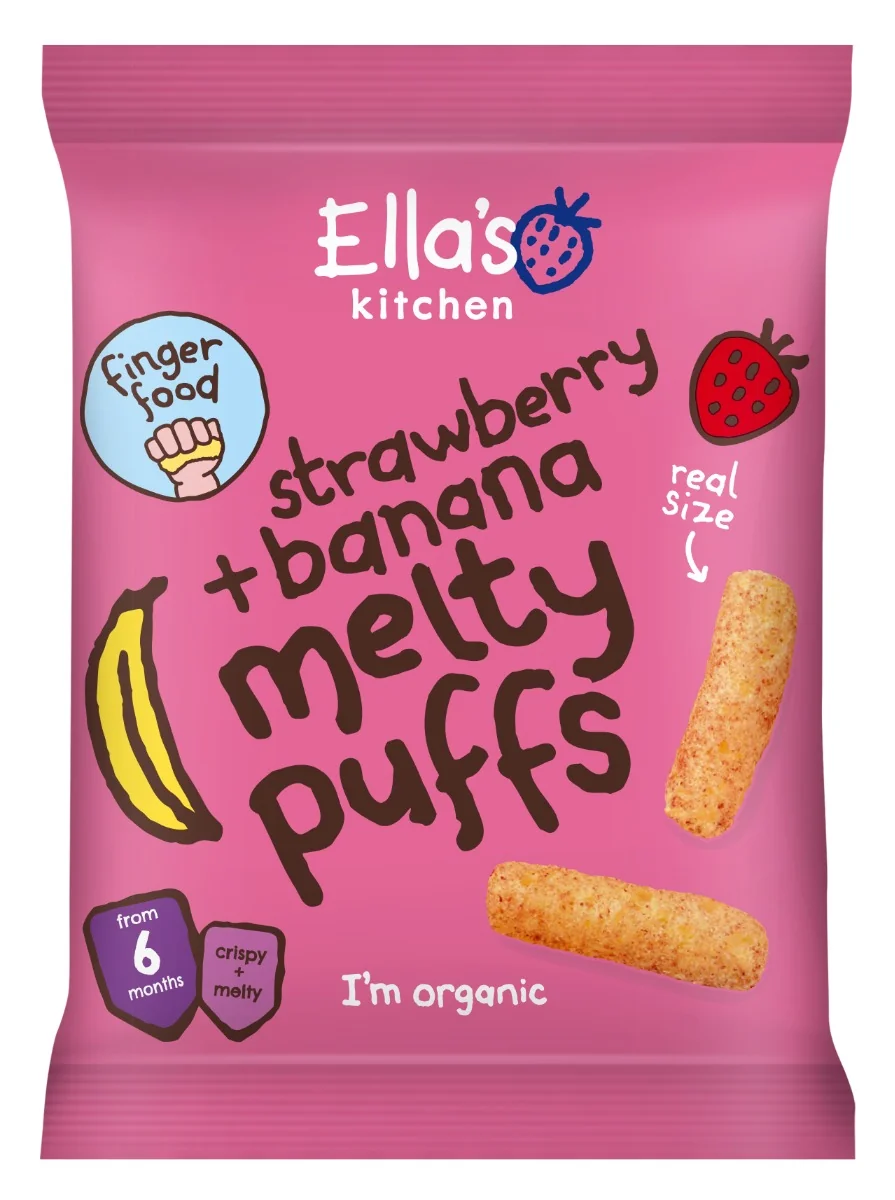 Ella's Kitchen BIO Chrumky jahoda a banán 1×20 g, chrumky