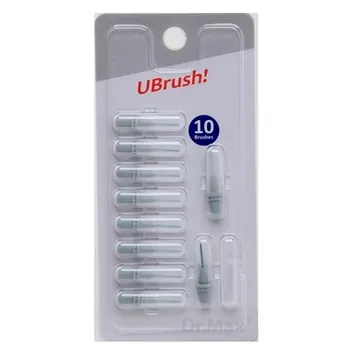 UBrush! - medzizubná kefka - 1,2 mm šedá 1×10 kusov