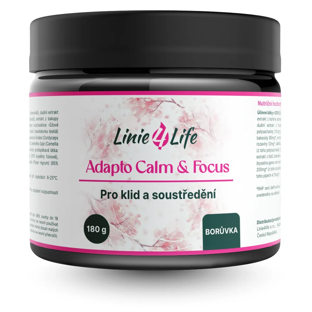 Linie4Life ADAPTO CALM & FOCUS 30 dávok Adaptogény, psychika, spánok
