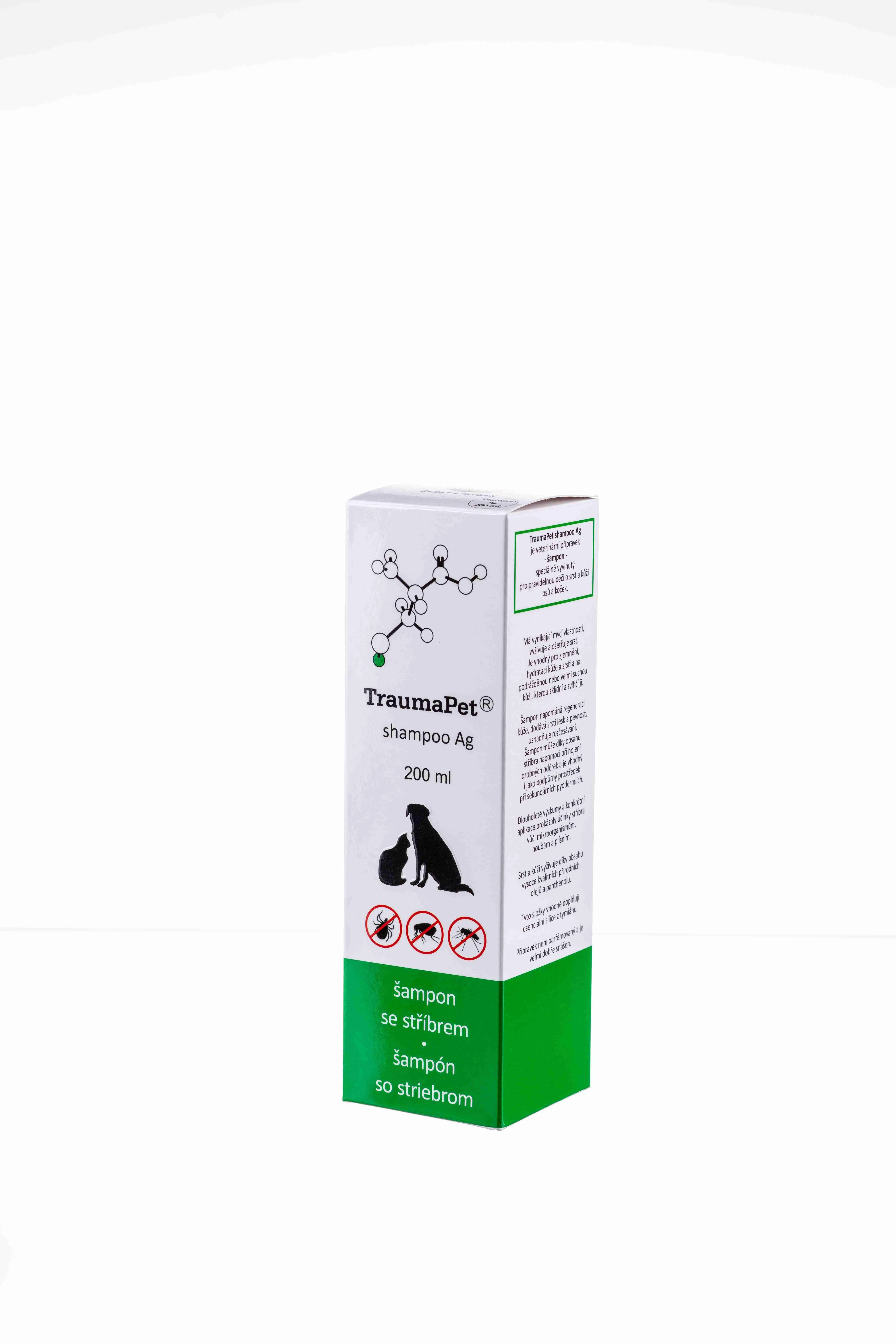 TraumaPet shampoo Ag 200 ml 1×200 ml, šampón