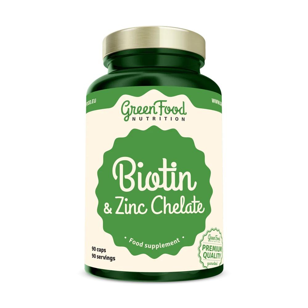 GreenFood Nutrition Biotin & Zinc Chelate 90 cps