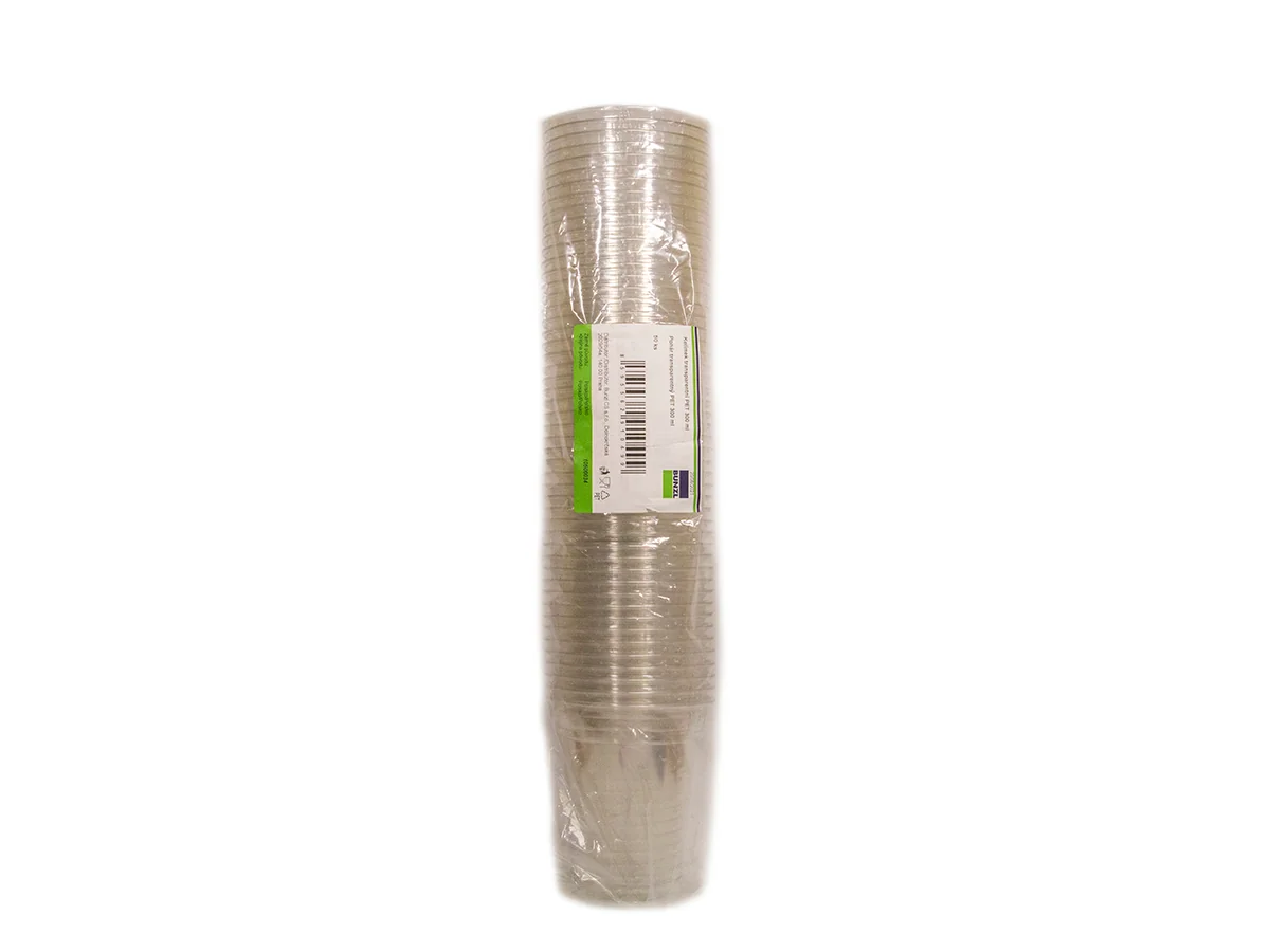 PET transparentné poháre 300 ml 1×50 ks, transparentné poháre