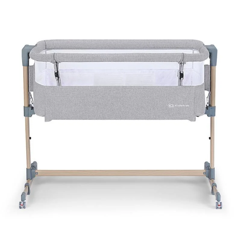 Postieľka detská polohovateľná Neste Air Grey Wood, Premium