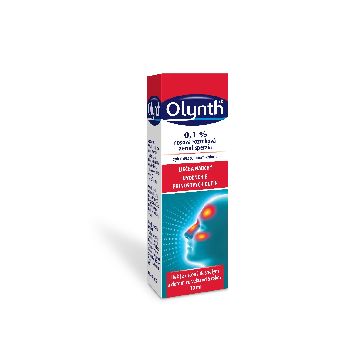 Olynth 0,1 % 1×10 ml, liek, aerodisperzia