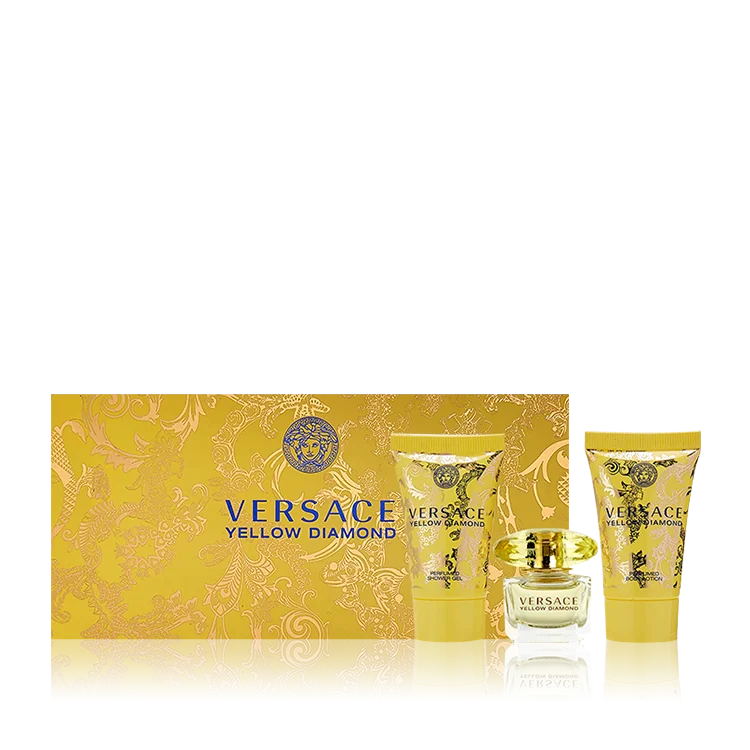 Versace Yellow Diamond Edt 5ml+Shg 25ml+Lot 25ml 1×1 ks