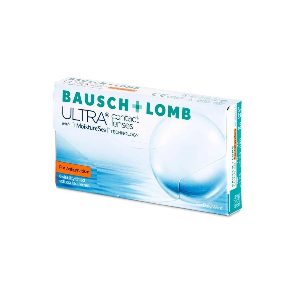 Mesačné ULTRA for Astigmatism (6 šošoviek) Dioptrie: 0.75, Zakrivenie: 8.6, Os: 140, Cylinder: -2.25