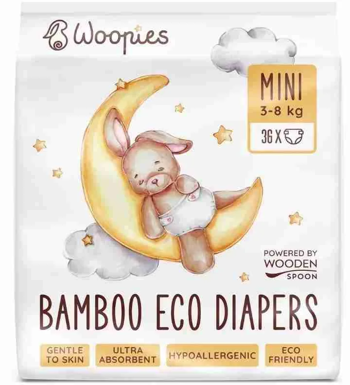 WOODENSPOON W. DETSKE  PLIENKY MINI 3-8KG 36KS 1×36ks,  plienky