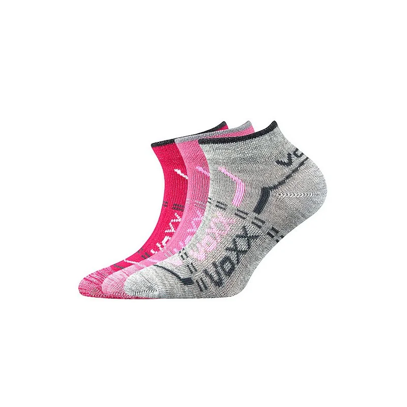 3PACK detské ponožky viacfarebné (Rexík 01-mix-B) 35/38