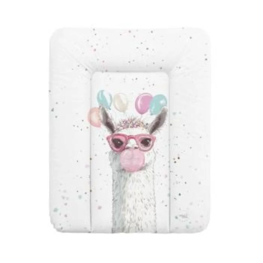 Mäkká prebaľovacia podložka 50×70 cm Basic – na komodu pre bábätko - Lama