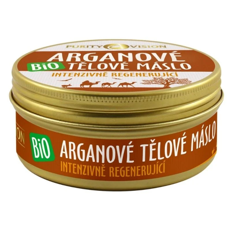 Purity Vision Bio Argánové Telové Maslo 150ml 1×150 ml, telové maslo