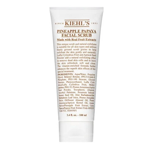 Kiehl´s Pleťový peeling s vôňou ananásu a papáje 1×100 ml, pleťový peeling