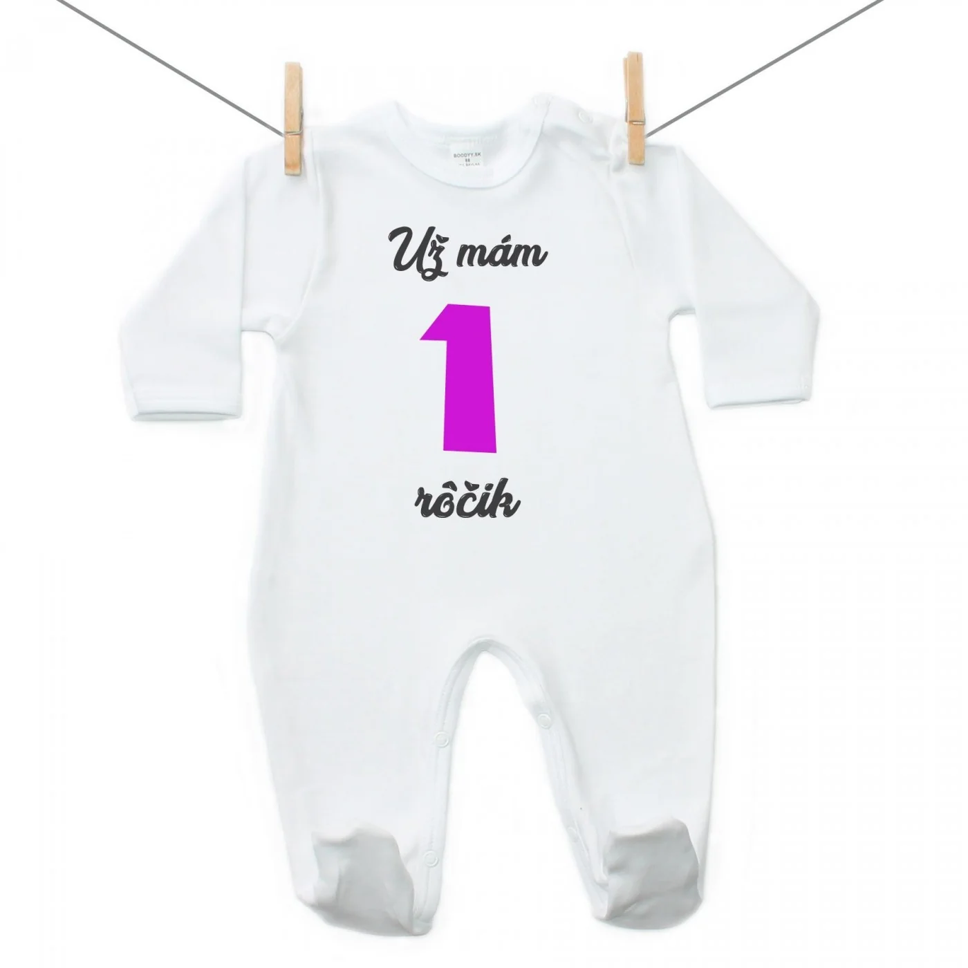 Boodyy Overal Už mám 1 rôčik Dievča Veľkosť: 80