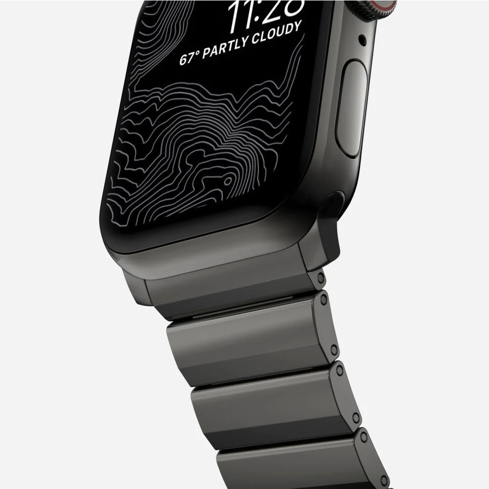 Tech-Protect Steel remienok na Apple Watch 42/44/45/49mm, black