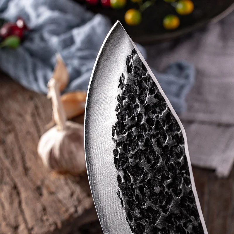 Kuchynský sekací nôž - Hnedá 1 ks, Chef Cleaver knif