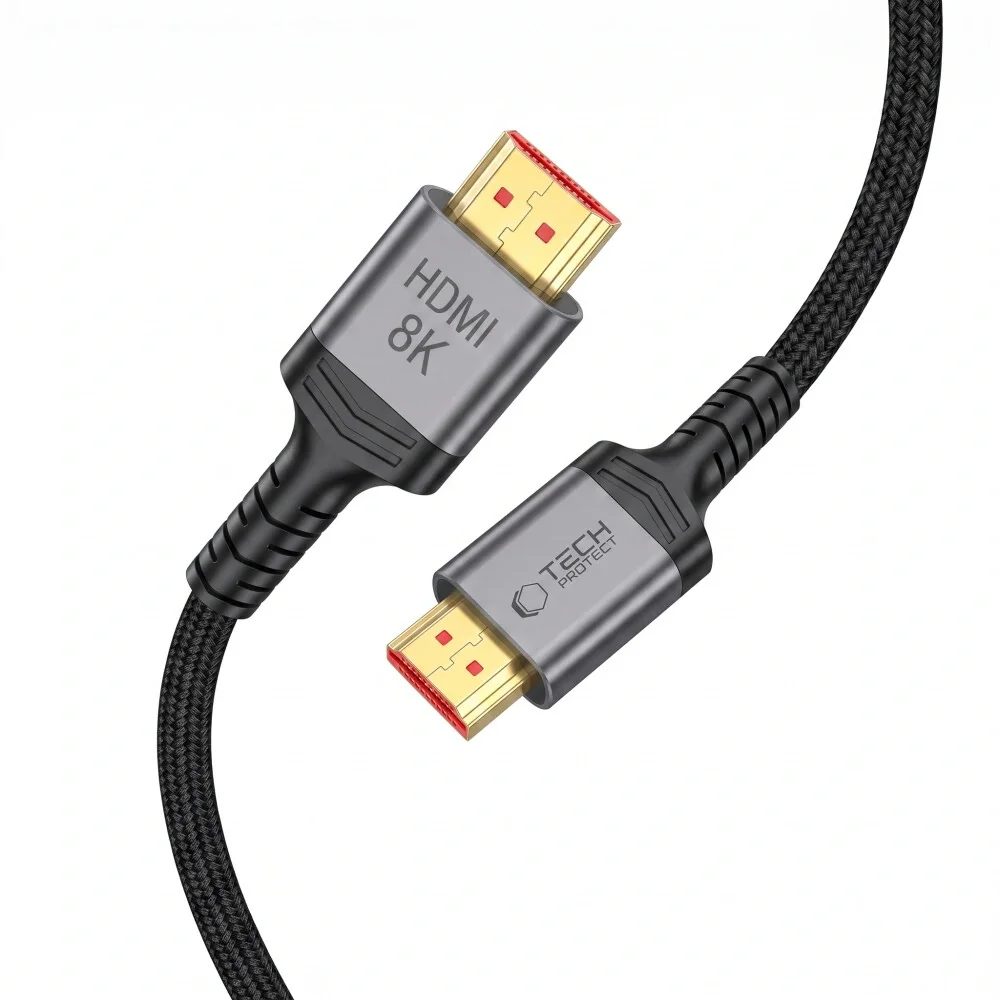 Tech-Protect Ultraboost kábel HDMI 2.1 4K / 8K 1m, čierny