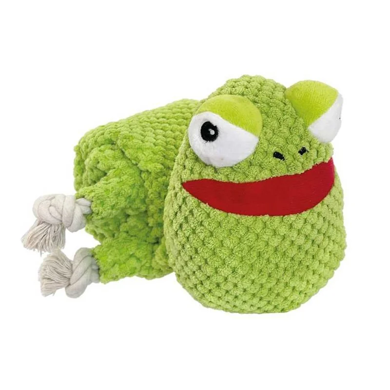 Plyšová hračka rolovací chameleon zelená