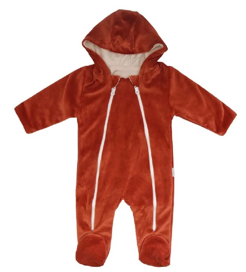 Dojčenský overal VELVET, Baby Fox - hnědý, veľ. 68