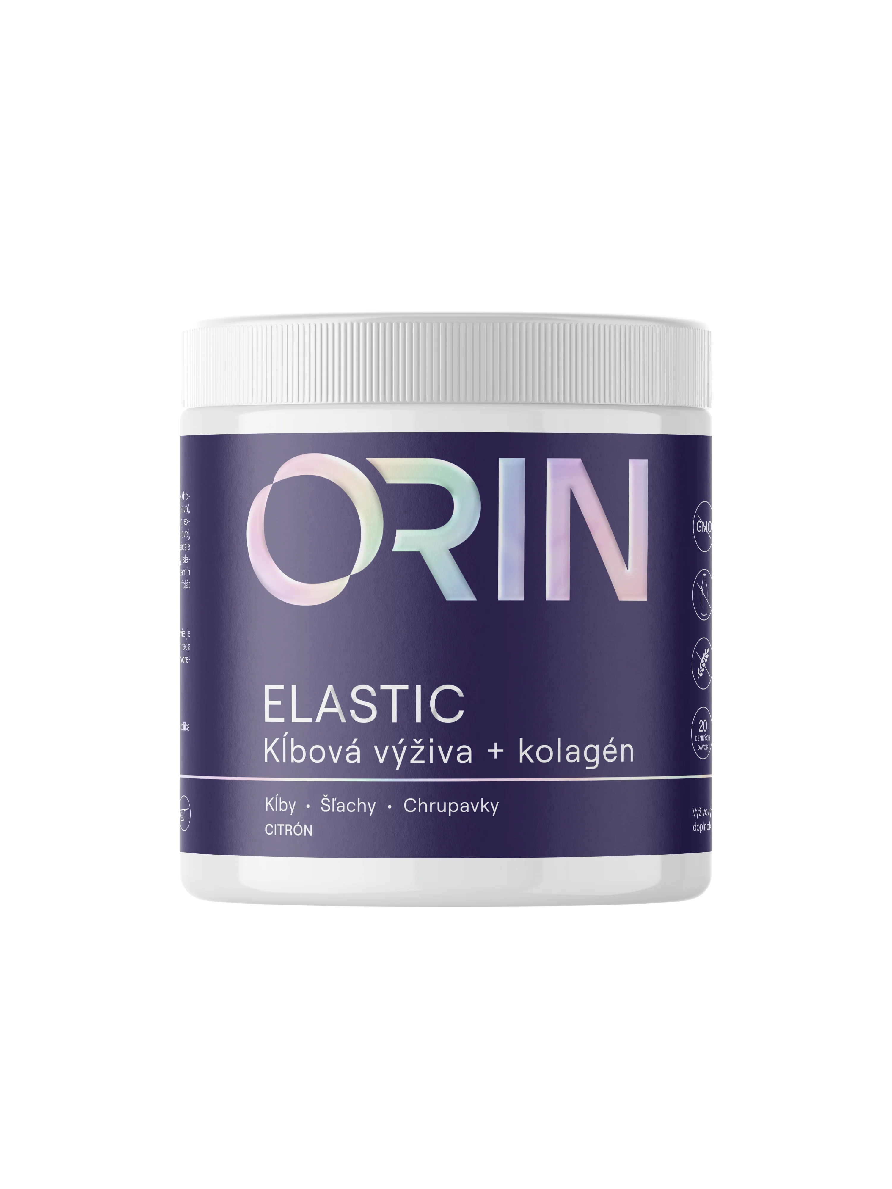 ELASTIC kĺbová výživa s kolagénom Citrón, 20 dávok, 1x264g