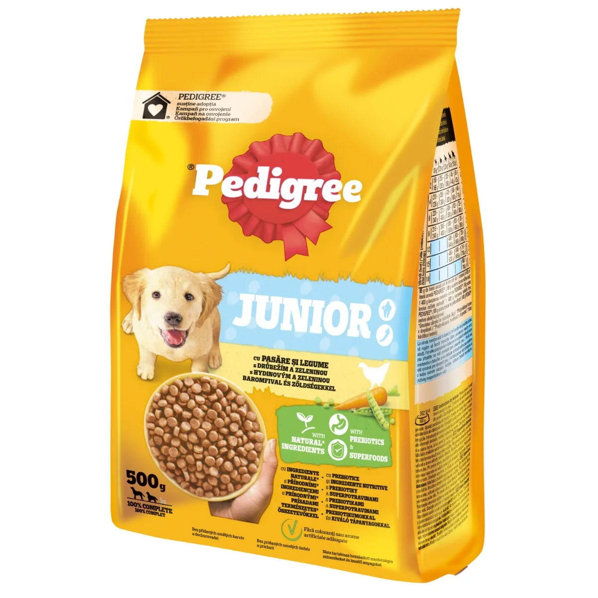PEDIGREE Granule Junior pre štenatá 500g 1×500 g, granule pre psy