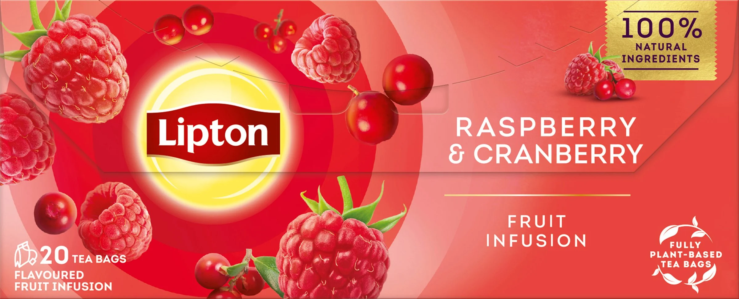 Lipton Raspberry with Cranberry 1,7g 20 ks