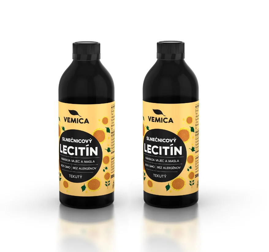 Slnečnicový lecitín tekutý dvojbalenie 2x300g