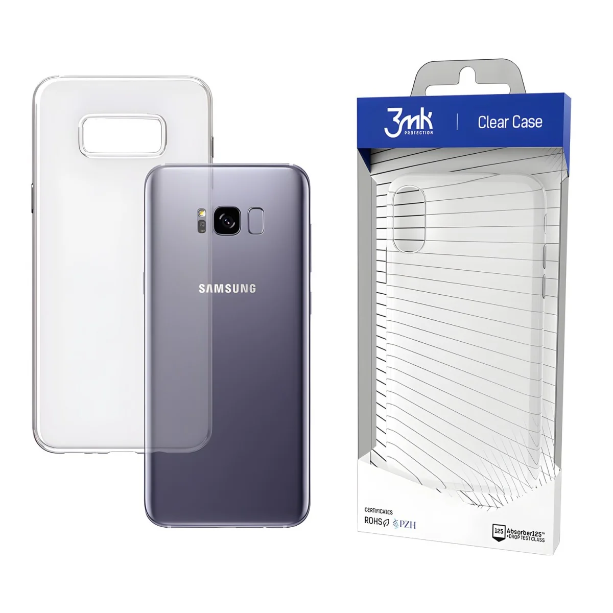 Priehľadné puzdro pre Samsung Galaxy S8 Plus