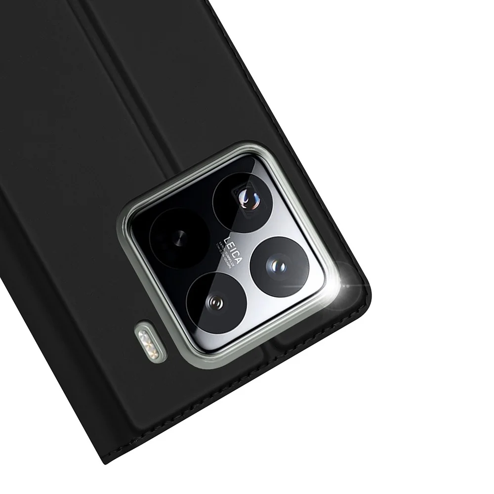 Knižkové puzdro pre Xiaomi 15 Pro - Čierna Elegantná ochrana