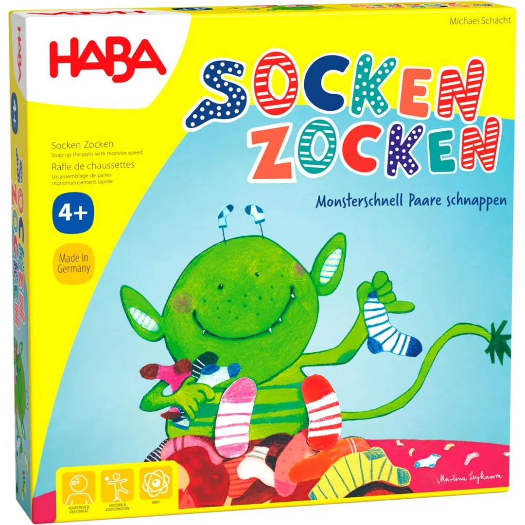Spoločenská hra pre deti Šťastné ponožky