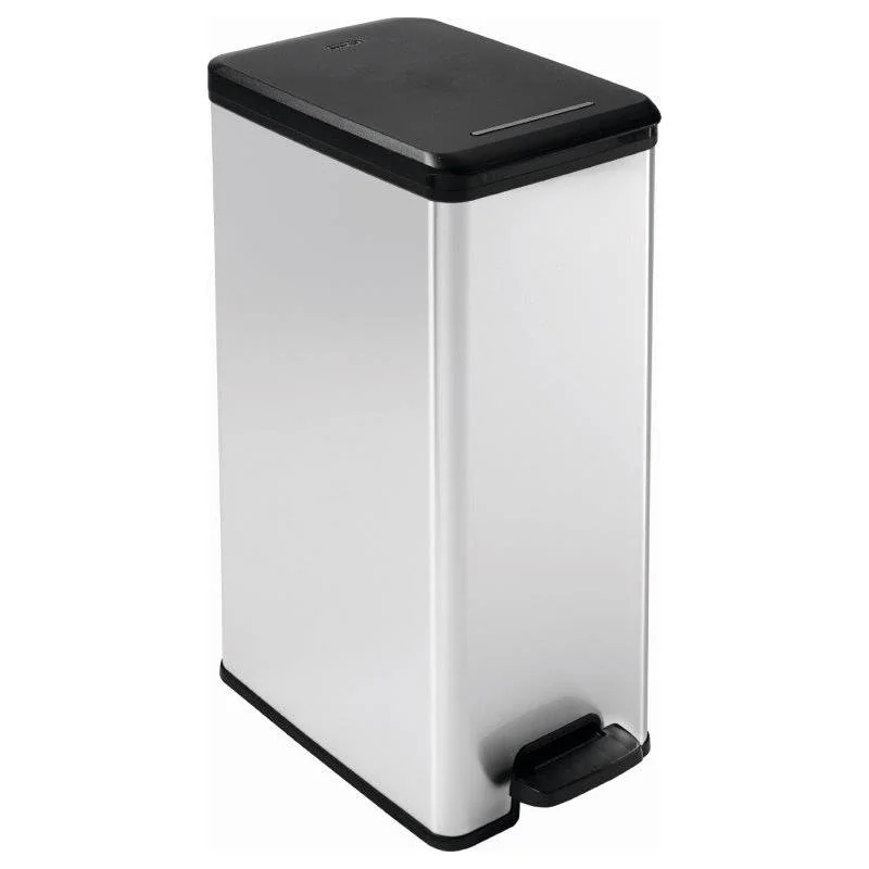 Odpadkový kôš Curver Slim Bin 40 l strieborný 213298