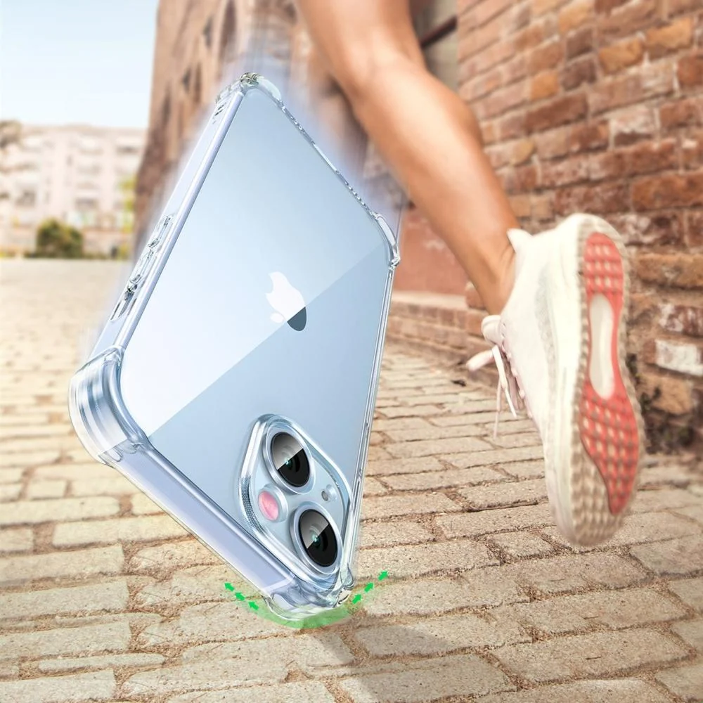 Ochranné gélové puzdro pre Apple iPhone 14 Plus Transparentná