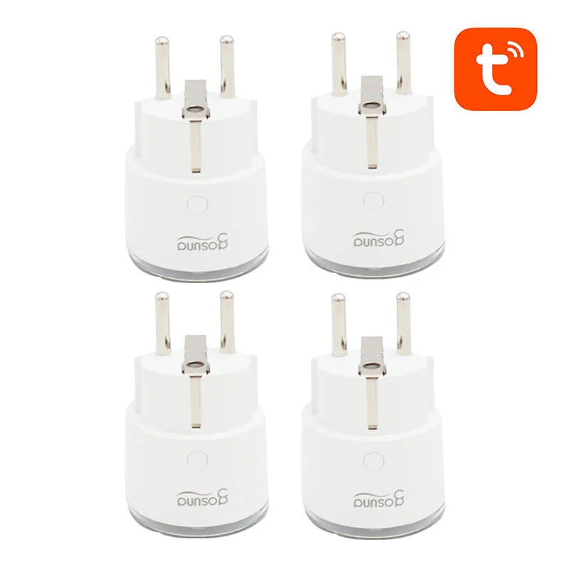 Gosund SP111 Smart inteligentná zásuvka 16A / 3680W 4ks, biela