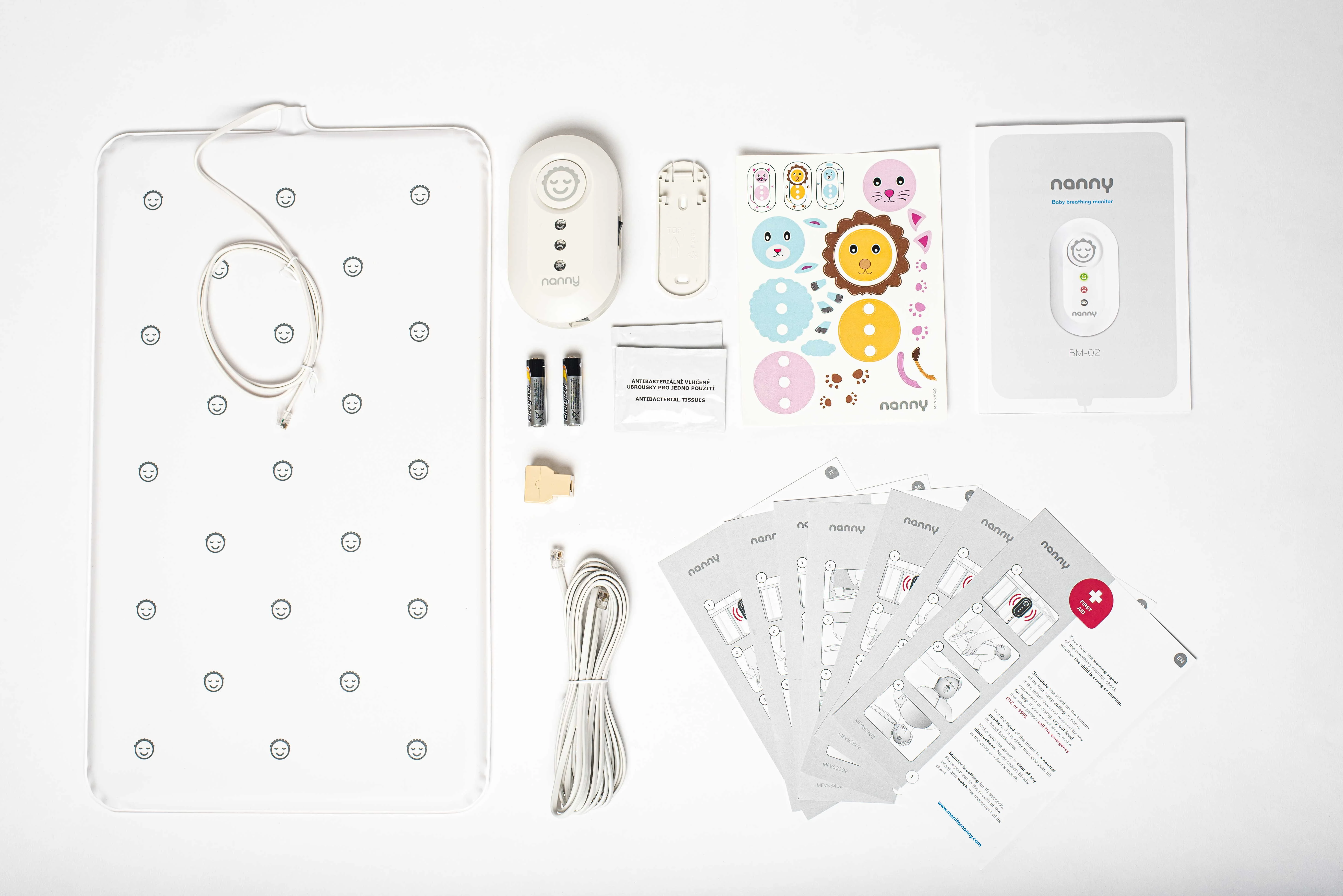 Nanny BM-02 Monitor dychu 1 set