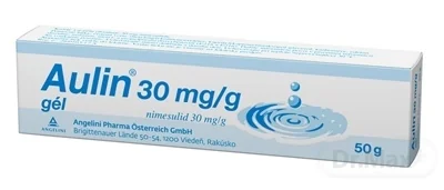 Aulin 30 mg/g gél 1×50 g, 30 mg/g, liek