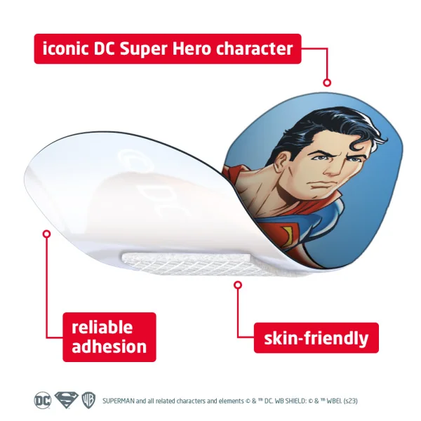 Leukoplast® kids Hero Edition (Superman) 1×12ks, náplasť na rany pre deti