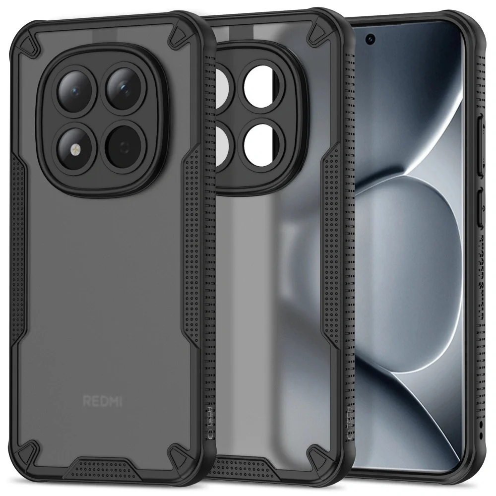 Tech-Protect Rugged Shield kryt na Xiaomi Poco M8 Pro / Redmi Note 15 Pro Plus 5G, čierny Shield čierny