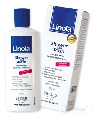Linola Shower und Wasch 1×300 ml, emulzný gél