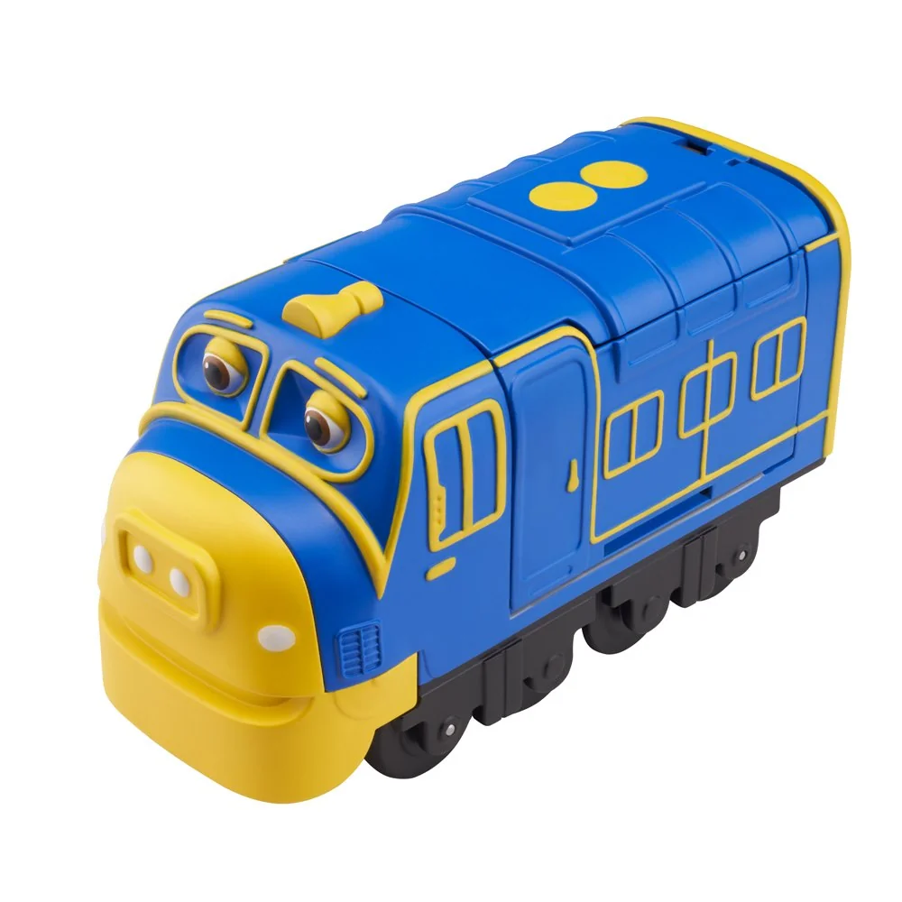 Chuggington Veselé vláčiky Pop & Transform lokomotíva Brewster