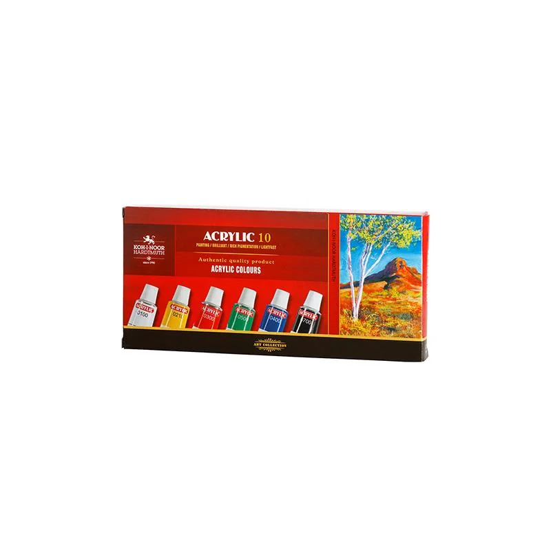 Súprava akrylových farieb 10 × 16 ml 10-dielny set