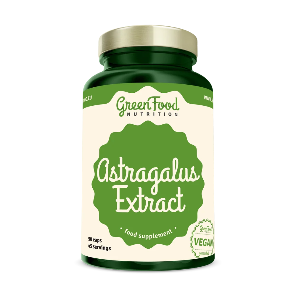 GreenFood Nutrition Astragalus Extract 90 cps. 1×90 cps, výživový doplnok