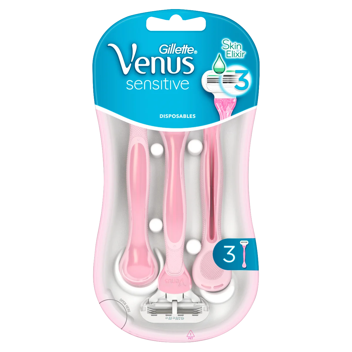 Venus Sensitive Jednorazový holiaci strojček 3ks 1×3 ks, jednorazový holiaci strojček