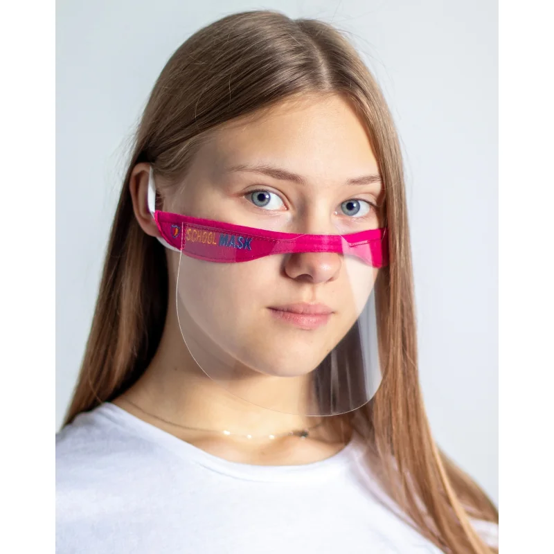 Babys - SCHOOLMASK F830 mini ochranná maska MP/003/C3 ružová 2 ks