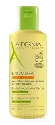 A-Derma Exomega CONTROL Zvláčňující sprchový olej 200 ml 1×200 ml, sprchovací olej