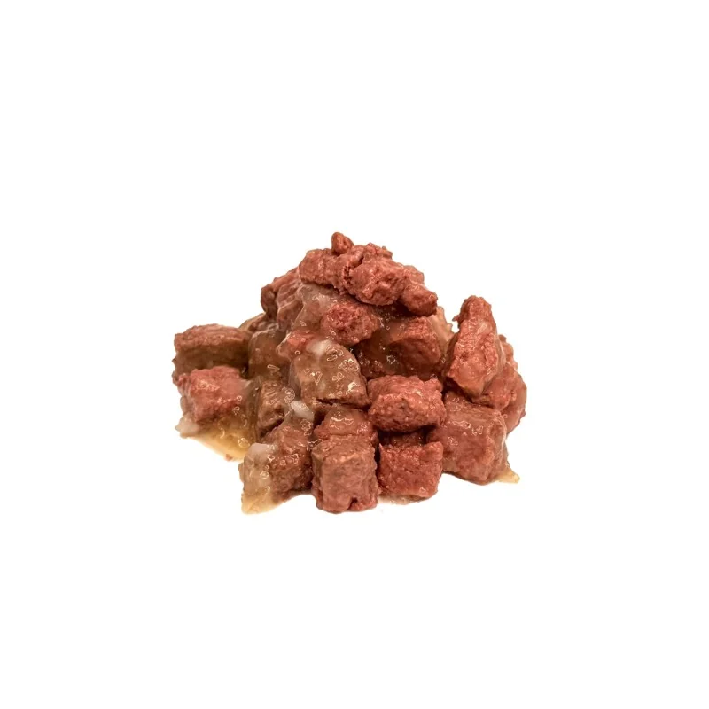 BEEFY BUFFY - Mäsové morčacie kúsočky v omáčke pre psy 415 g (3229)