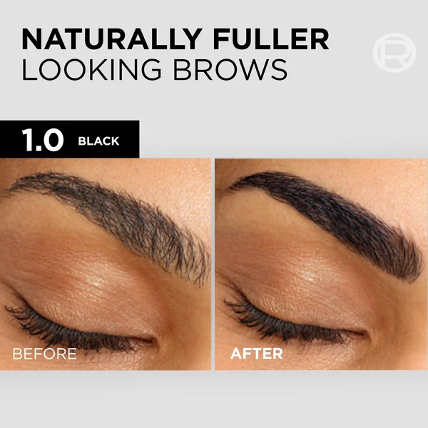 L'Oréal Paris Brow Color 1.0 Black semi-permanentná farba na obočie 1×1 ks, farba na obočie