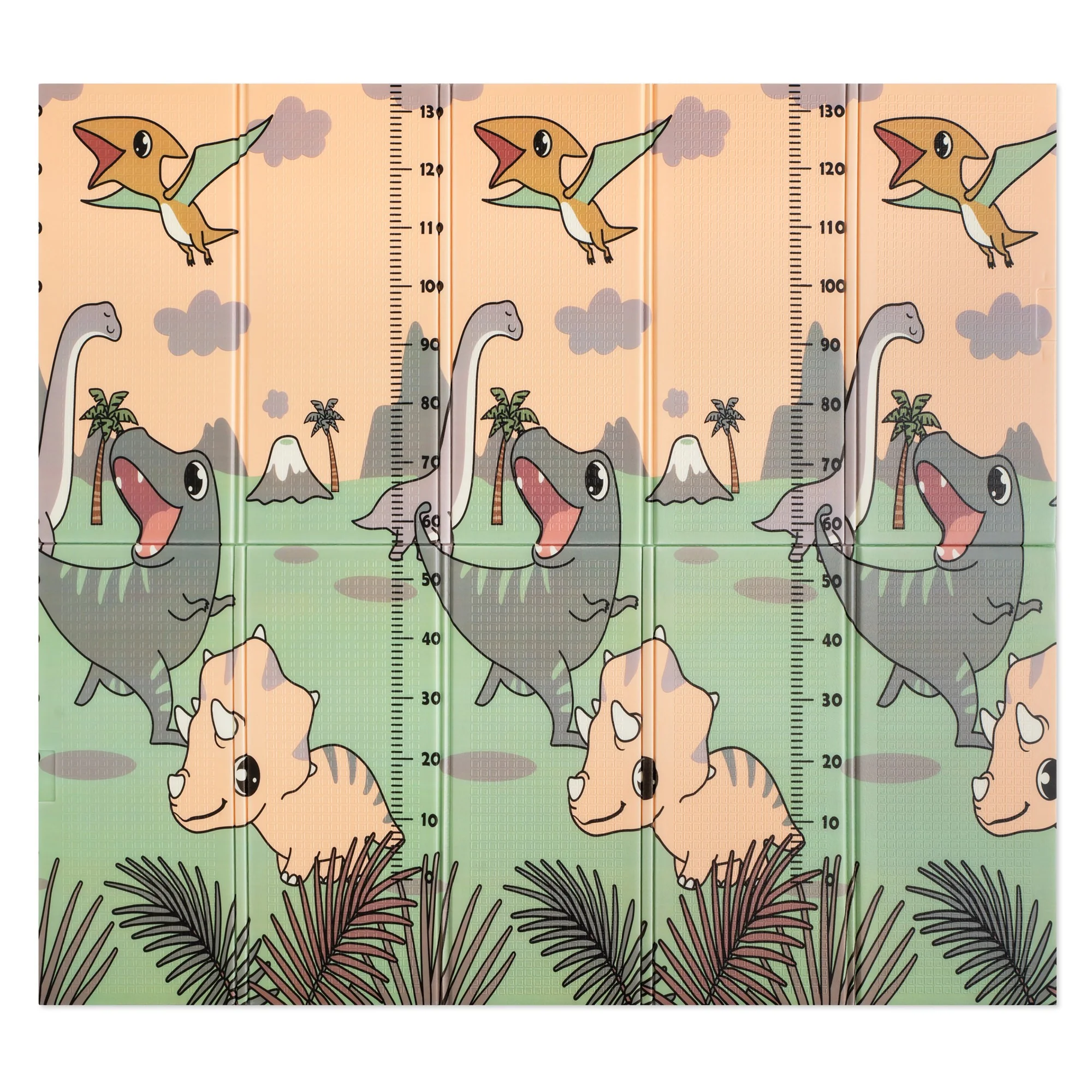 Obojstranná podložka hrubá dinosaurus 200x180x1