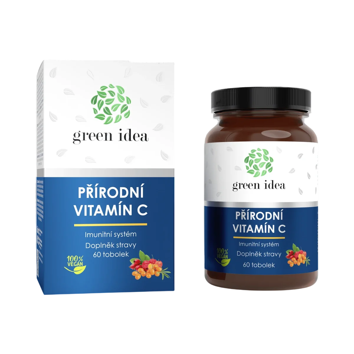 Prírodný vitamín C - 60 kapsúl - Green idea