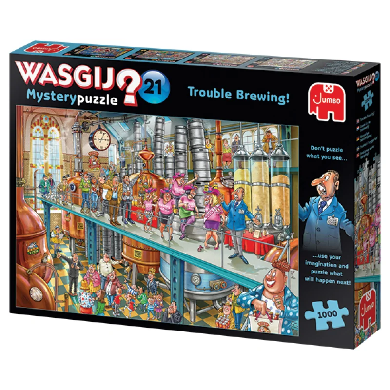 Jumbo Wasgij Puzzle - Trouble Brewing 1000 dielikov JUM25006