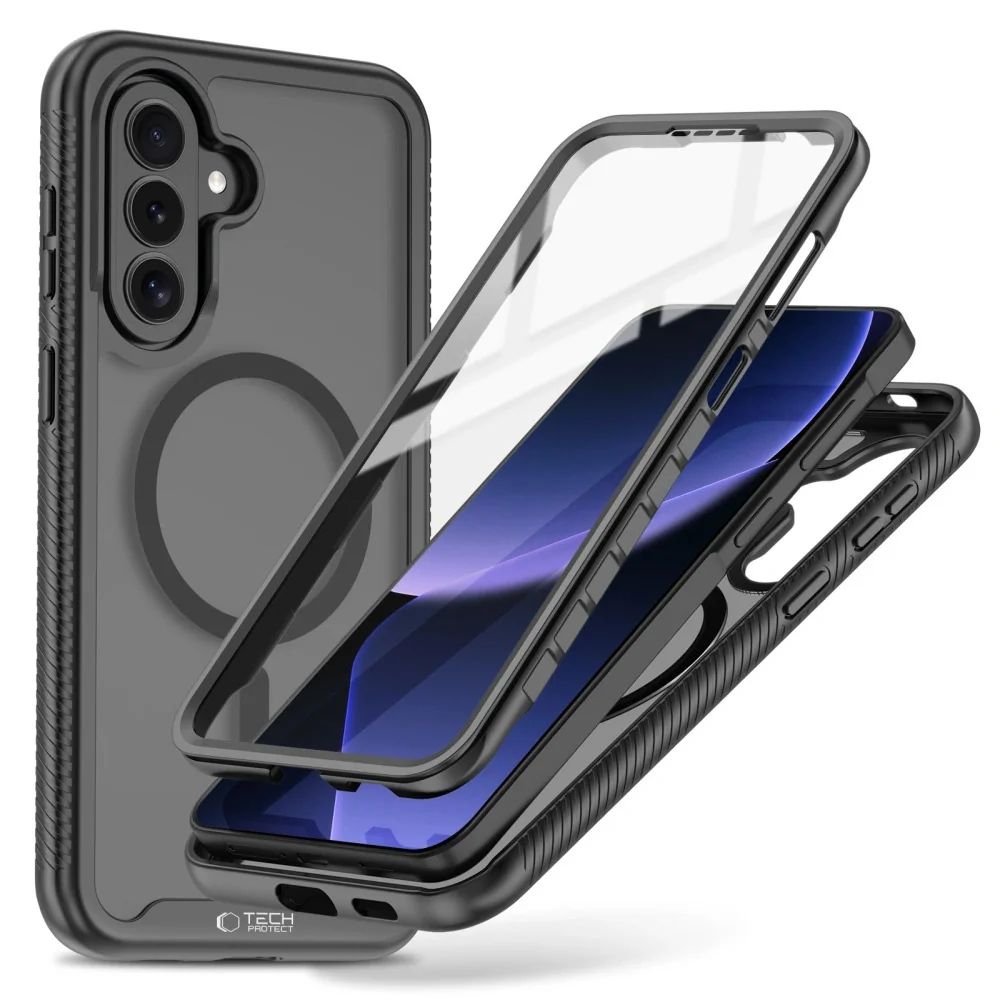 Tech-Protect Defense MagSafe kryt na Samsung Galaxy A57 5G, čierny